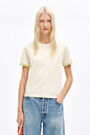 Fitted butter yellow t-shirt Fitted butter yellow t-shirt