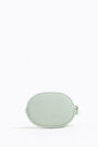 Oval light blue nylon purse Oval light blue nylon purse