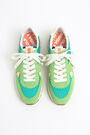 Green technical sneaker Green technical sneaker