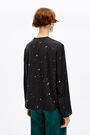 Straight black Cosmic-Stars blouse Straight black Cosmic-Stars blouse