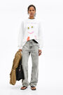 White gumdrop sweatshirt White gumdrop sweatshirt