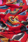 Red large butterflies shawl Red large butterflies shawl