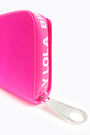 Neon pink nylon flap purse Neon pink nylon flap purse