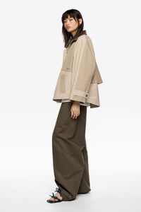 Two-tone stone A-line trench
