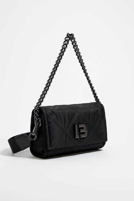 Small black flap bag