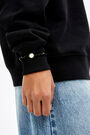 Black crystals bracelet white piece Black crystals bracelet white piece