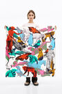 Surrealist collage scarf Surrealist collage scarf