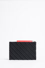 Black plaited make-up case Black plaited make-up case