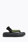 Olive green platform sandal Olive green platform sandal