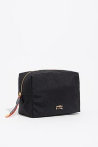 Large black nylon make-up case