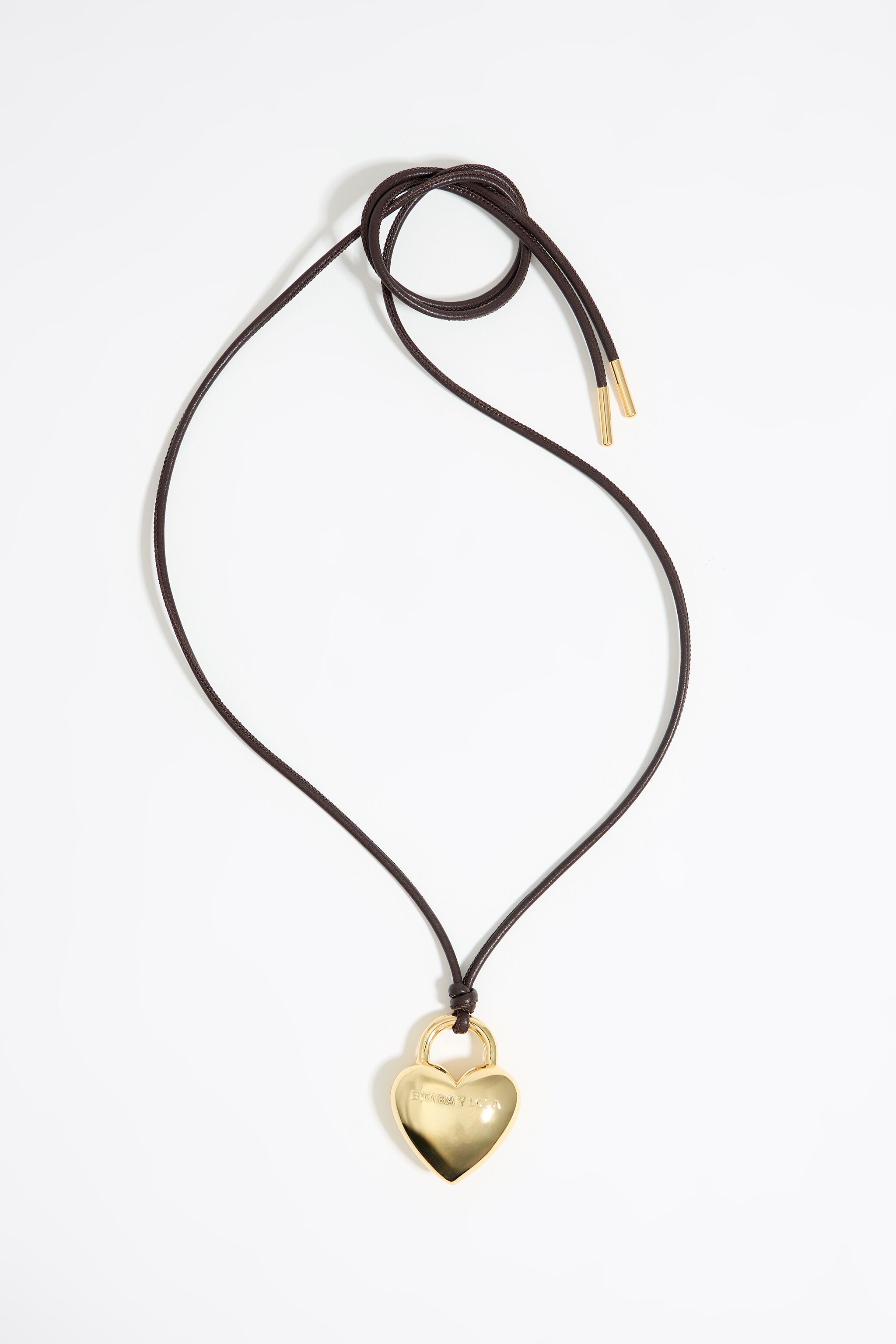 Gold heart outlet shaped necklace