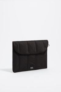 Charcoal nylon 13.5" laptop sleeve