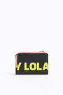 Black leather logo purse Black leather logo purse