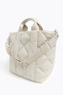 L stone padded nylon shopper bag L stone padded nylon shopper bag