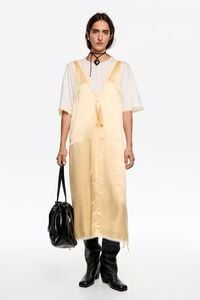 Butter lace overlay dress