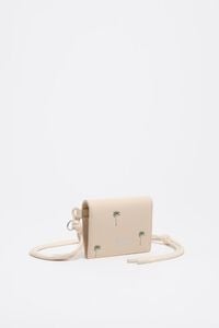 Palms sand leather card holder/coin purse