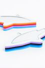 Mirror shark earrings Mirror shark earrings
