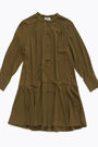 Khaki midi shirt dress Khaki midi shirt dress