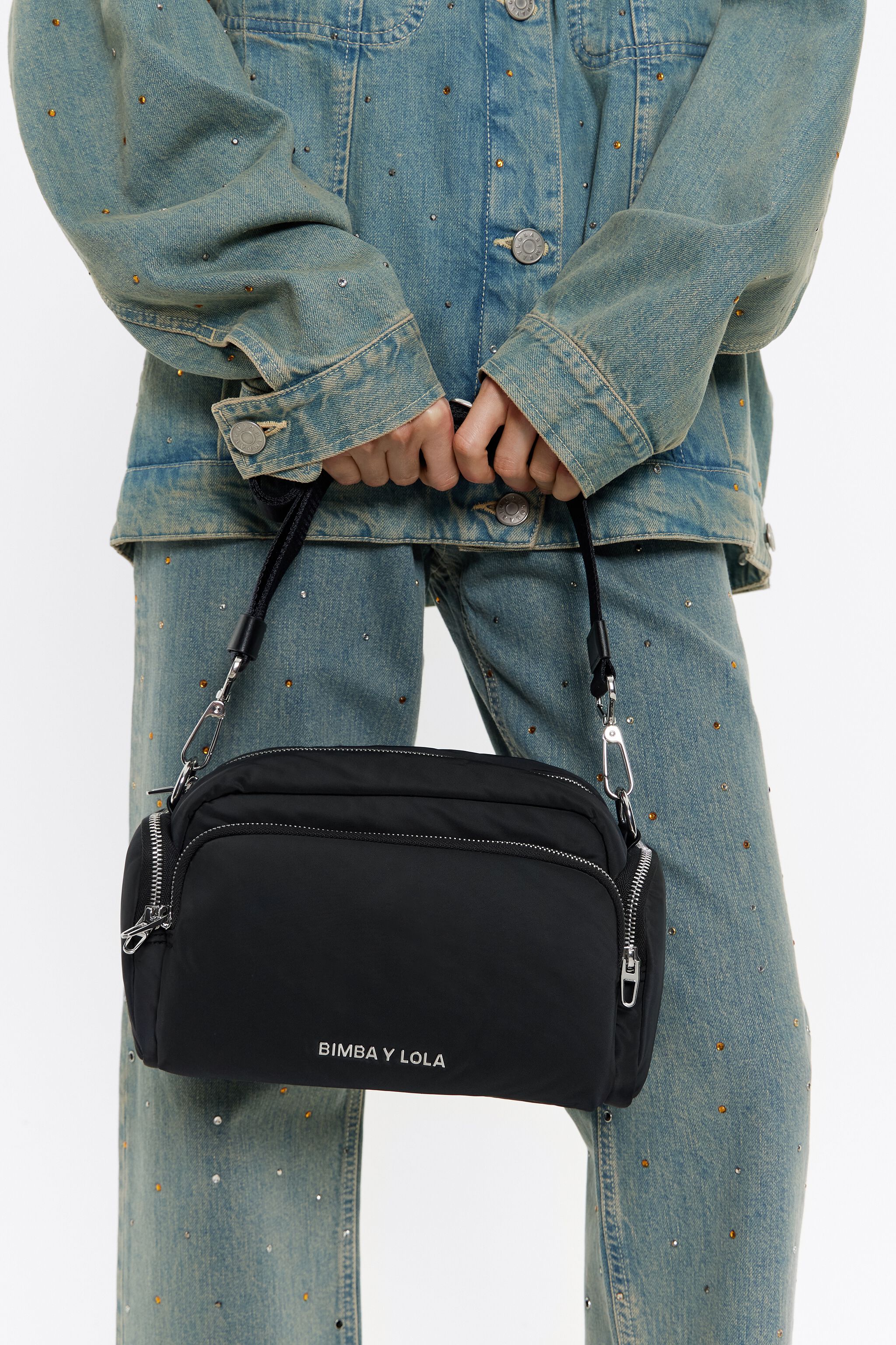 Medium black Pocket crossbody bag