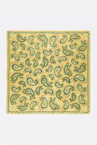 Banana paisley scarf