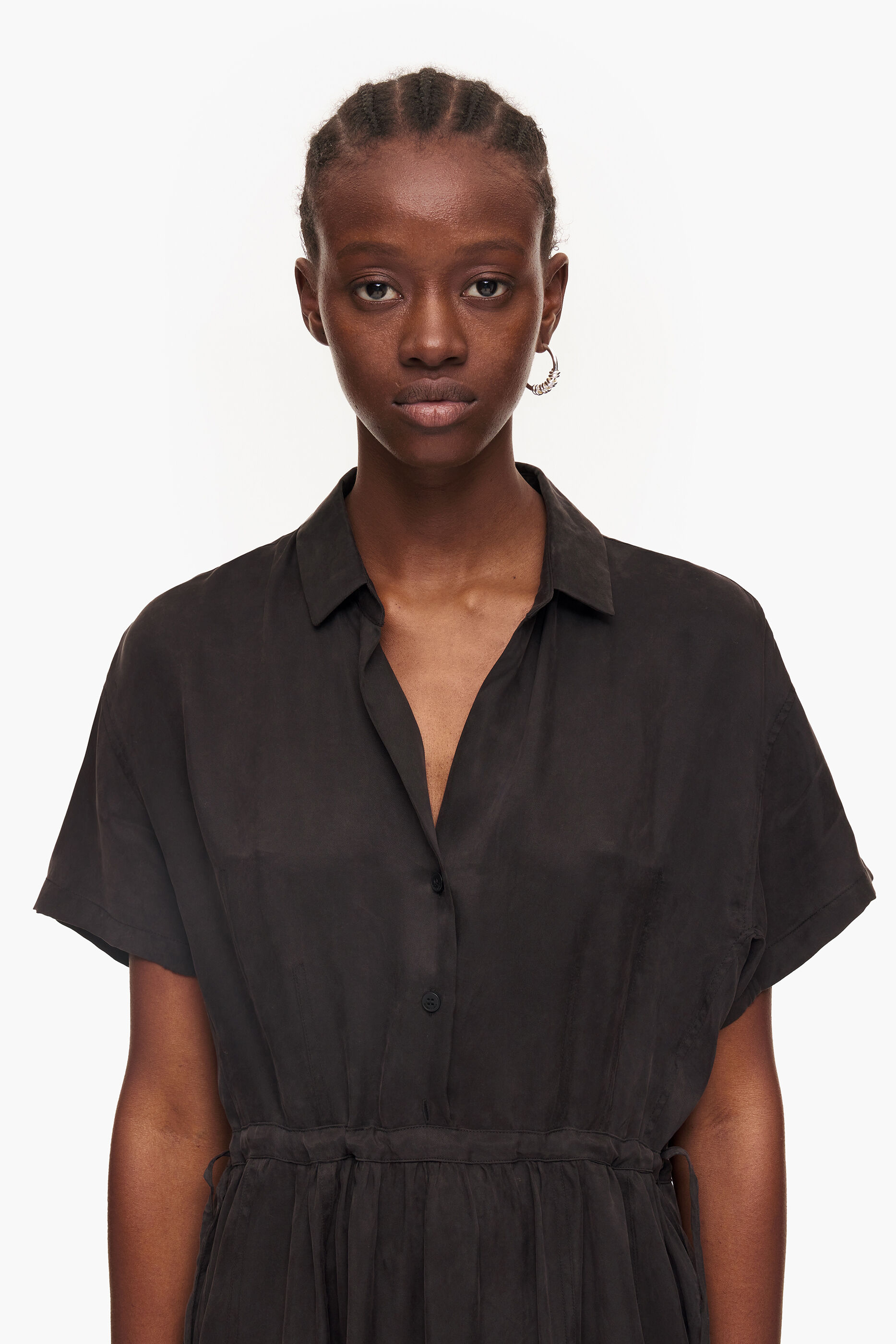 Girls black shirt dress new arrivals
