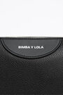 Black leather trapezium bag Black leather trapezium bag