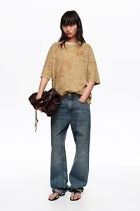 Underwater faded print T-shirt