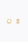 Mini hoop earrings with the letter Z Mini hoop earrings with the letter Z