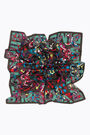 Khaki logo butterfly scarf Khaki logo butterfly scarf