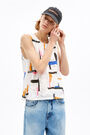 White Wallpaper devoré t-shirt White Wallpaper devoré t-shirt
