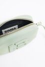 S pastel green leather crossbody bag S pastel green leather crossbody bag