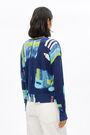 Blue Cities linen jumper Blue Cities linen jumper