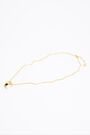 Golden pearl pieces necklace Golden pearl pieces necklace