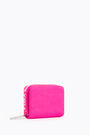 Neon pink nylon flap purse Neon pink nylon flap purse