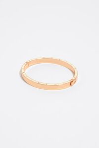 Rigid ivory logo bracelet