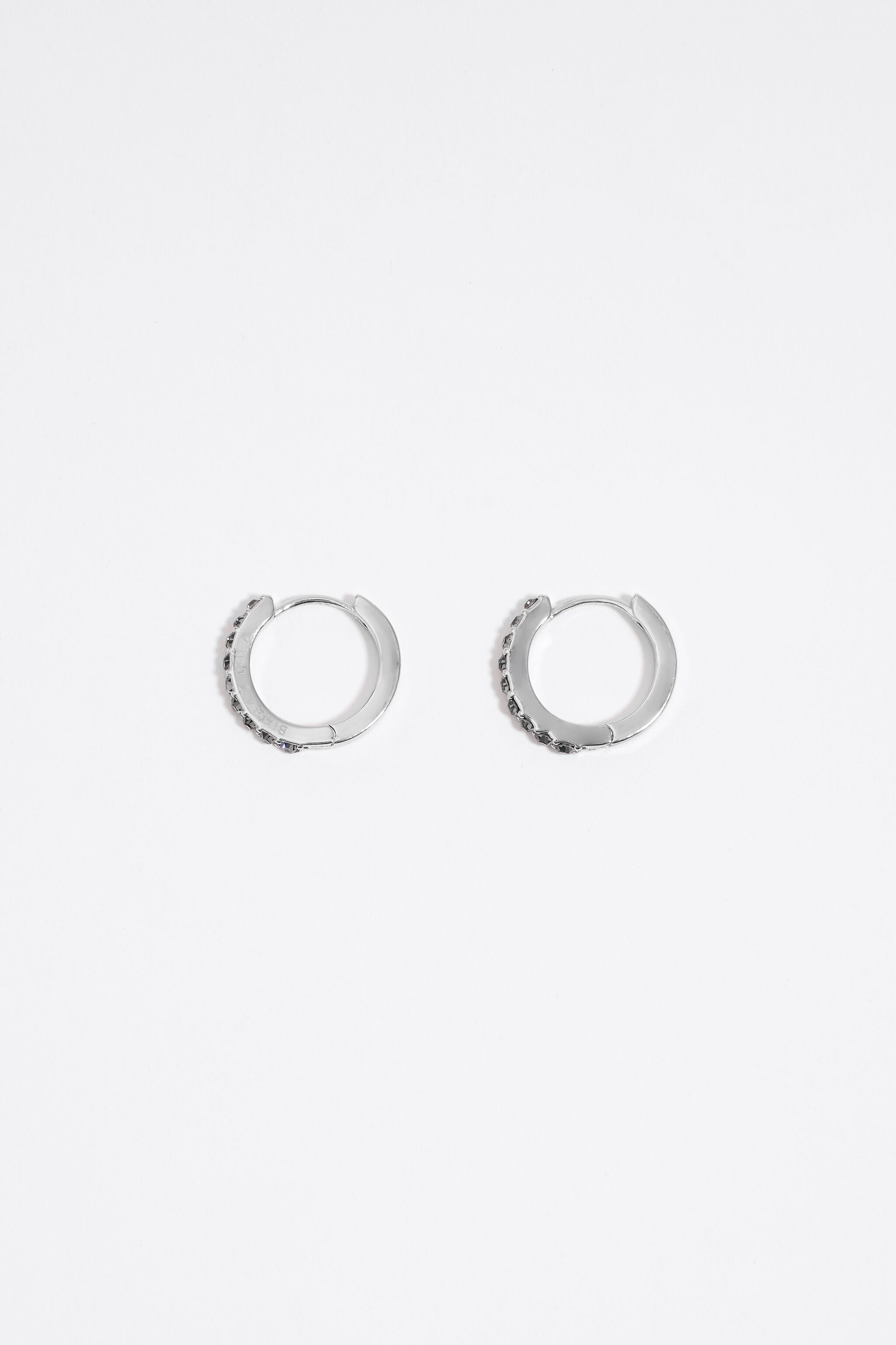 Gold silver clearance hoop earrings