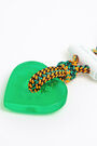 Sea green heart key ring Sea green heart key ring