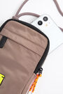 Taupe nylon phone case Taupe nylon phone case