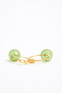 Small aquamarine hoop earrings Small aquamarine hoop earrings