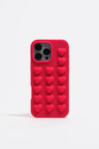 Raspberry silicone iPhone 16 Pro Max case Raspberry silicone iPhone 16 Pro Max case