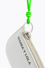 Pearl leather asymmetric purse Pearl leather asymmetric purse