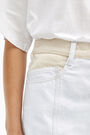 Two-tone denim miniskirt Two-tone denim miniskirt