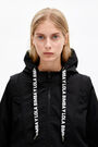 Black technical trench Black technical trench