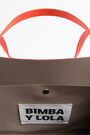 M orange shopper bag M orange shopper bag