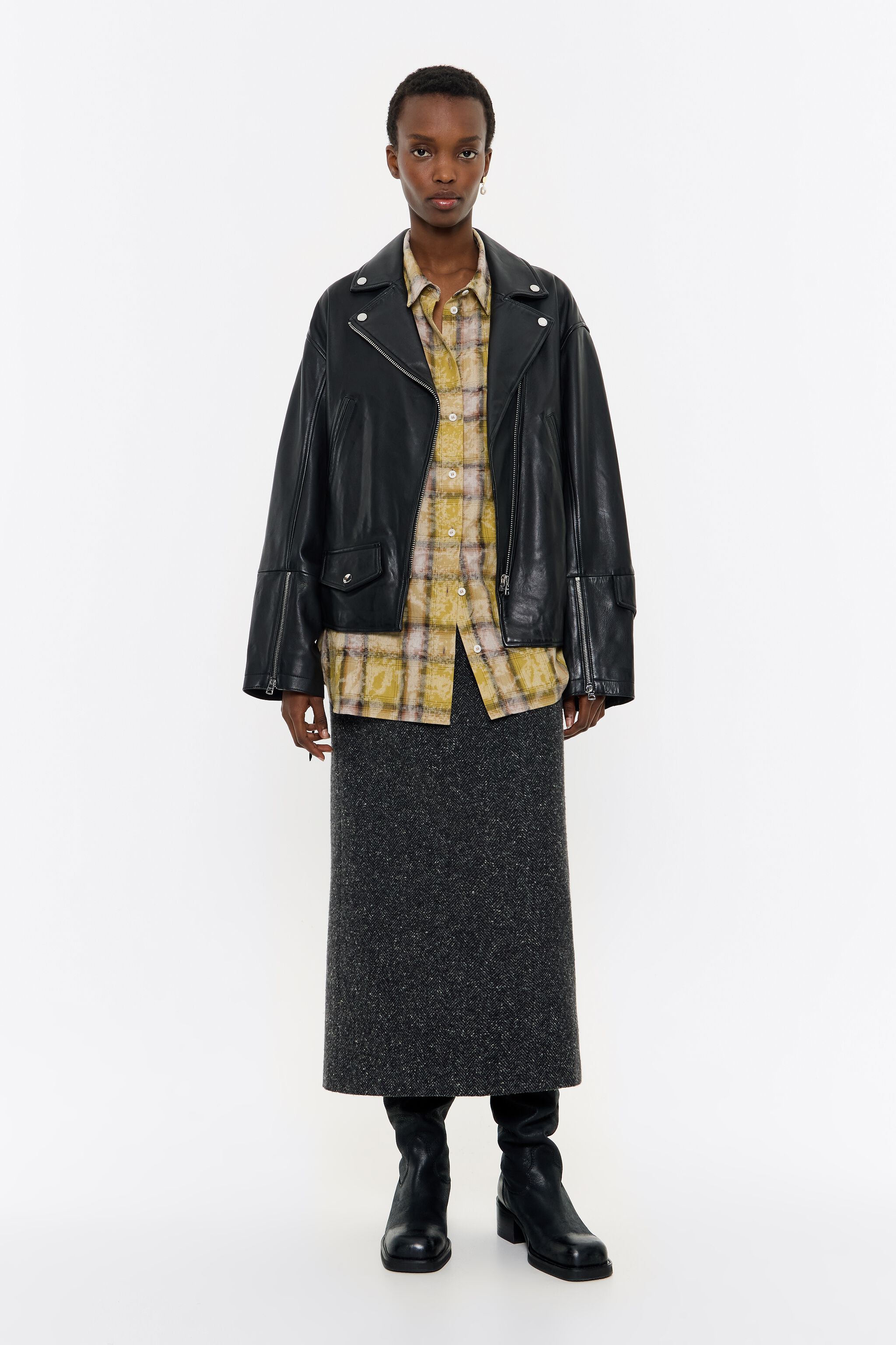 Next black on sale leather jacket