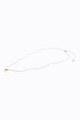 Letter M short silver necklace Letter M short silver necklace