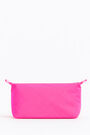 L neon pink nylon trapezium make-up case L neon pink nylon trapezium make-up case
