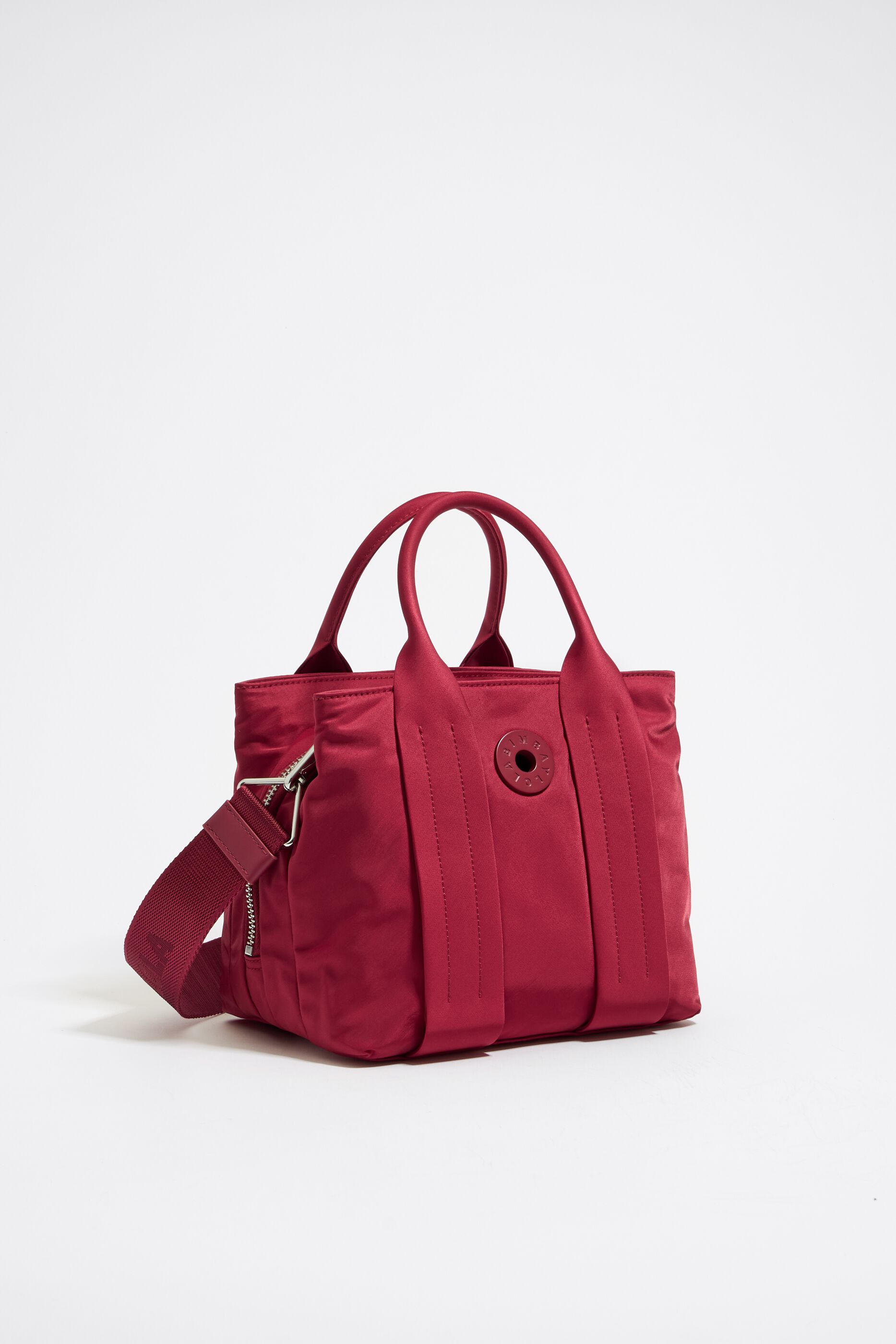 S red tote bag