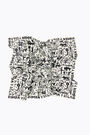White art brut animals bandana White art brut animals bandana