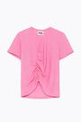 Pink gathered t-shirt Pink gathered t-shirt